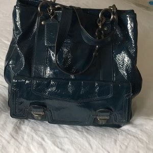 Coach patent leather bag